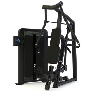 [PLS-STR-MACH-066] Pulse Premium Inclusive Seated Row (Converging Axis) IFI 1x100kg Weight Stack Tower with 10.1" (Cirrus V4) Touchscreen Console [PLS-STR-MACH-066]