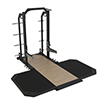 [PLS-STR-RACK-003] Pulse Premium Half Rack & Half Rack Platform (Oak/Rubber Performance Flooring) in Sand Black 2.4x1.5m