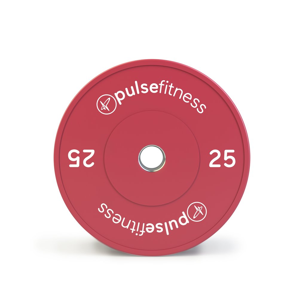 [PLS-STR-BUMPR-012] Pulse 38-480: 25kg - (Coloured) Classic (Red) Training Bumper Plate