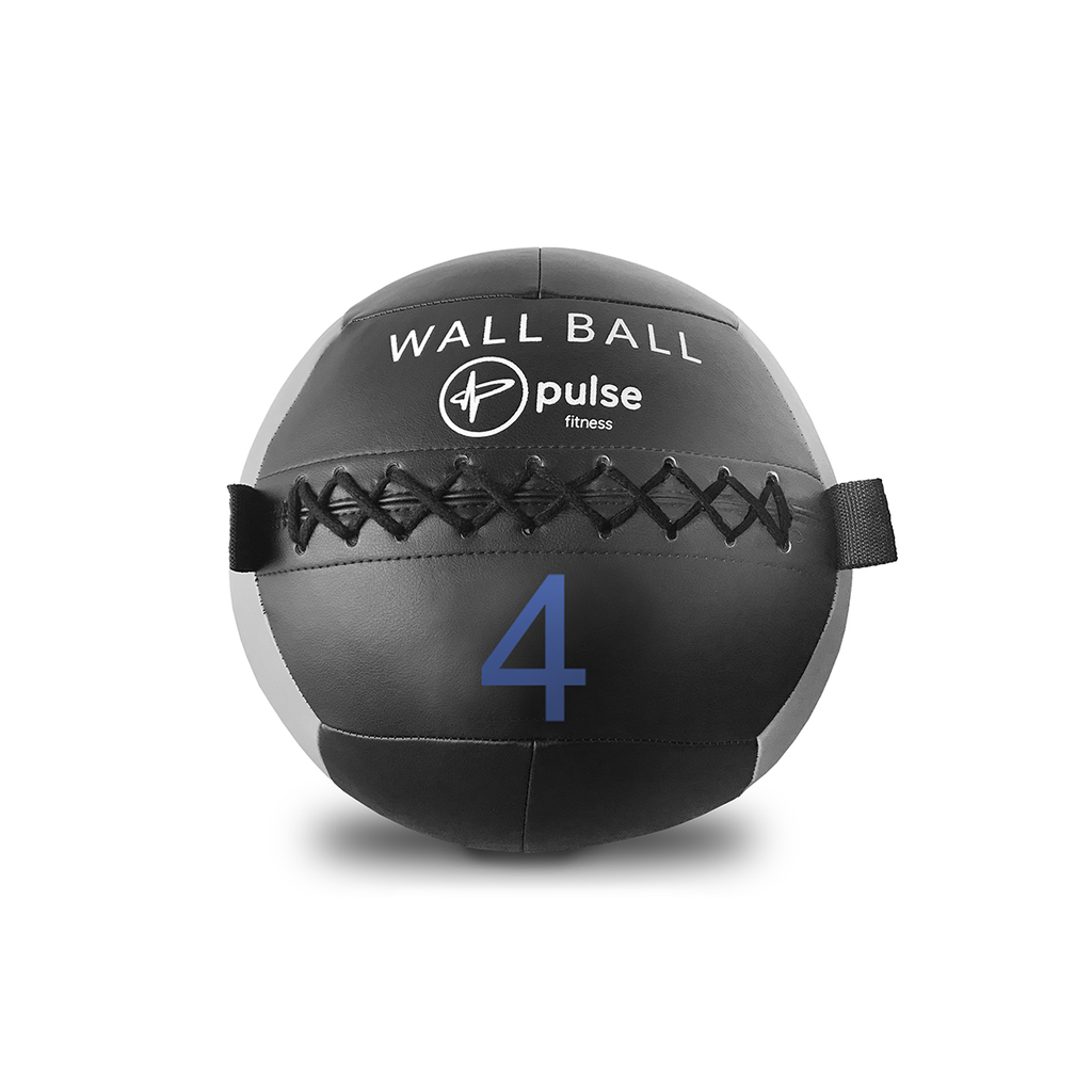 [PLS-ACC-MBALL-014] Pulse 4kg Club Line tactile soft vinyl Wall Ball with double stitched seams
