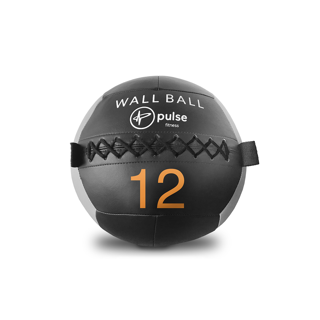 [PLS-ACC-MBALL-021] Pulse 12kg Club Line tactile soft vinyl Wall Ball with double stitched seams