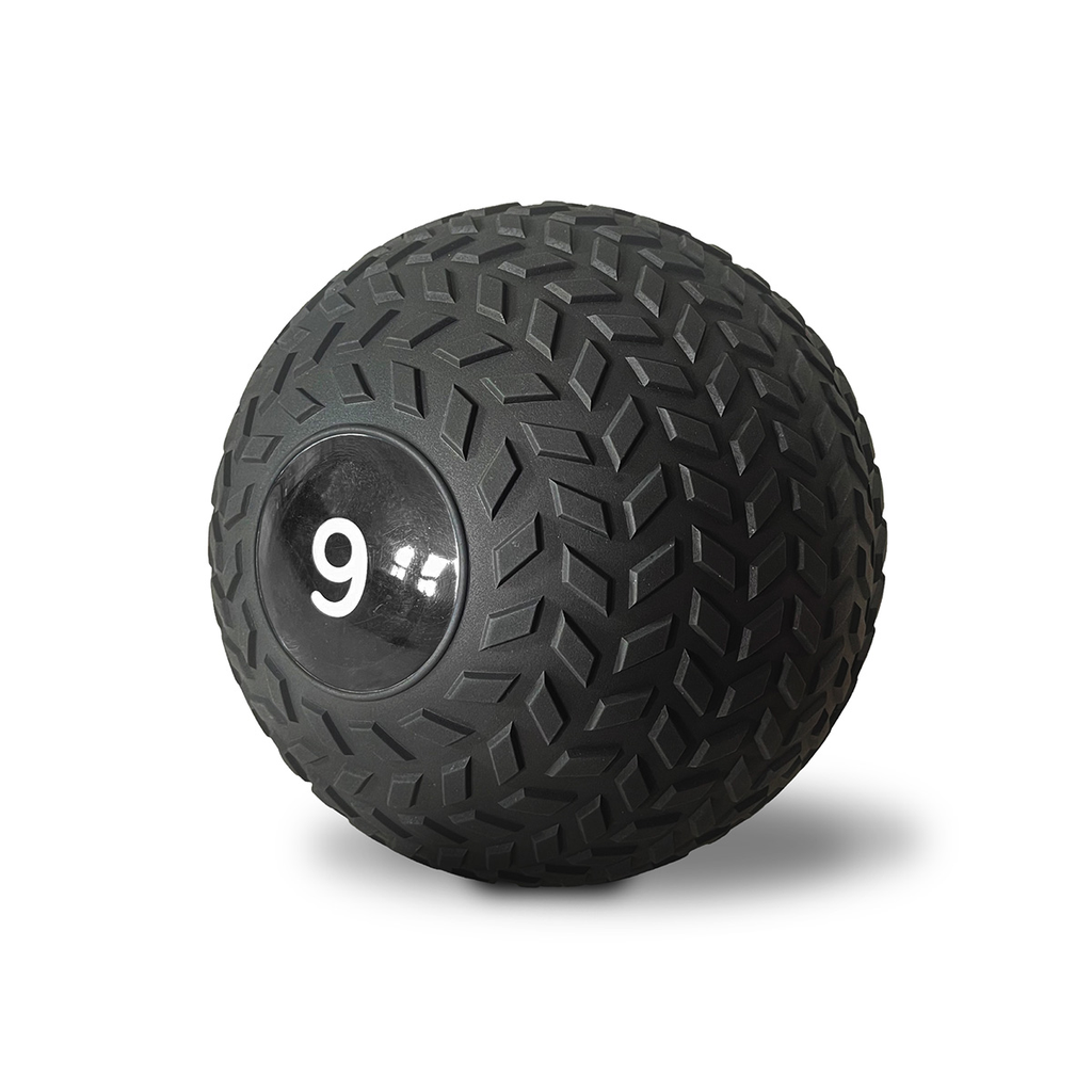 [PLS-ACC-MBALL-026] Pulse 9kg Classic Bounce Resistant Rubber Slam Ball with Patterned Grip