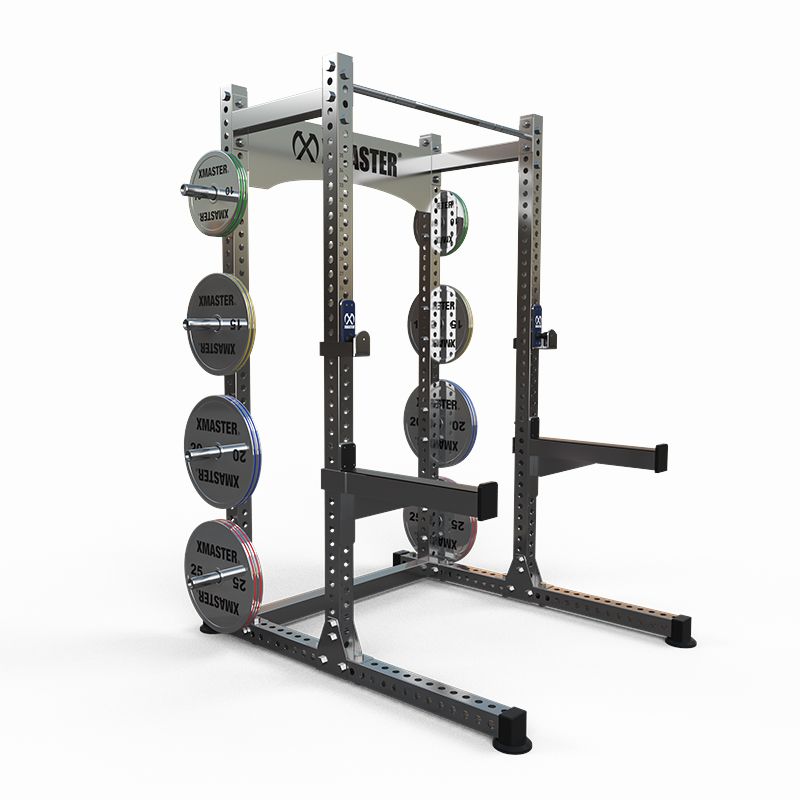 [XMS-FUN-RACK-001] Xmaster Multi Functional Half rack 2.4M （Stainless Steel） （without Deadlift Platform） The cost of logo customization will increa