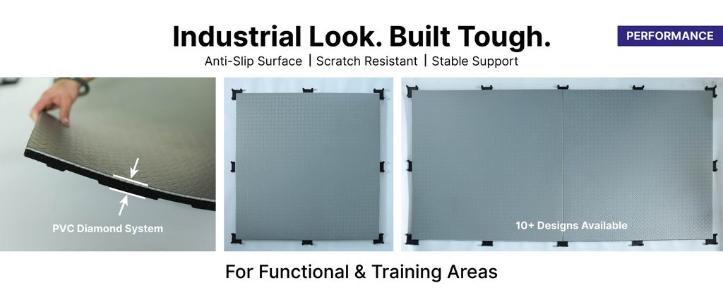 [TPF-FLR-TILE-018] Topflor INDUSTRIAL LOOK Cap Locking Tile 20mm